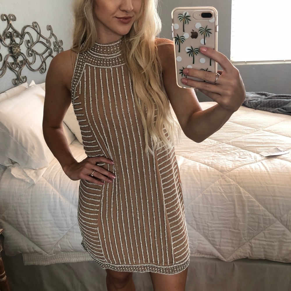 Fully embellished mini dress ✨